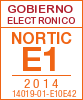 Sello de certificación de la E1:2014 con el NIU 14019-01-E10E42